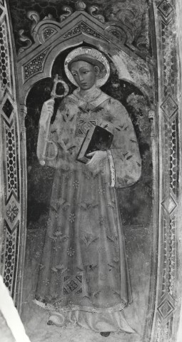 Anonimo — Bartolomeo di Tommaso - sec. XV - San Leonardo — particolare